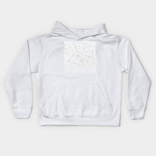 Celestial Beauty - Exploring the Allure of Starry Constellations Kids Hoodie